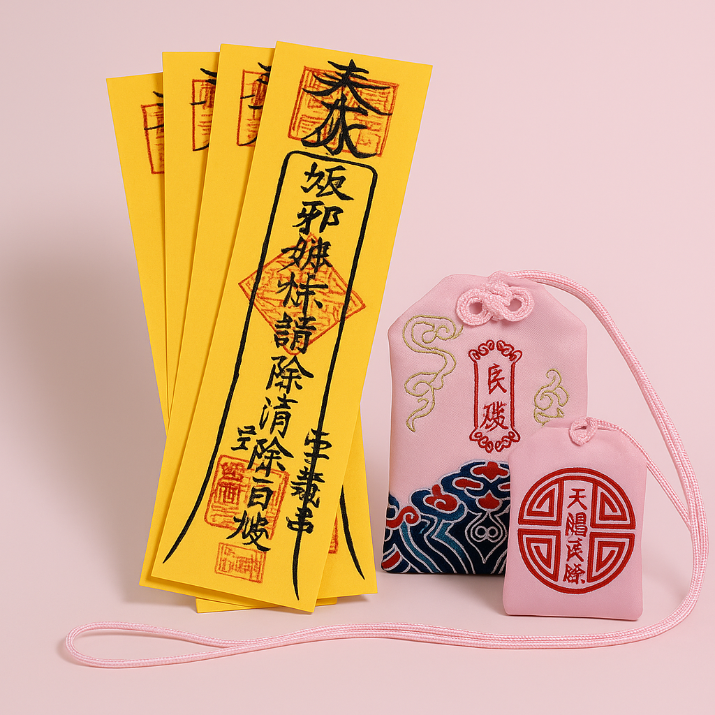 姻缘 Taoist amulet culture, peace amulet, love amulet, wealth amulet - Image 9