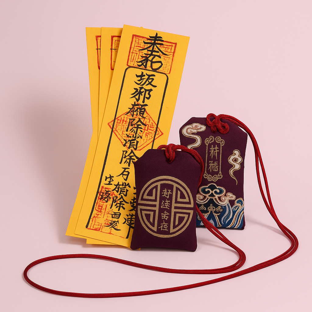 平安好运 Taoist amulet culture, peace amulet, love amulet, wealth amulet - Image 5